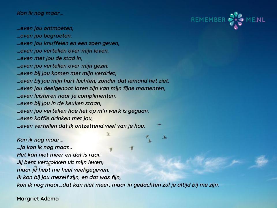 Vijf mooie rouwgedichten voor Moederdag